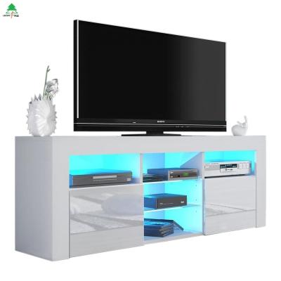 China (Others)Adjustable Led Lightweight High Gloss TV Stand Living Room Furniture for sale