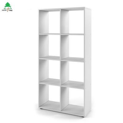 China (Size) Adjustable Modern High Quality Wooden Simple Design 5 Tier Shelf For Office Room Bookcase for sale