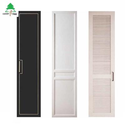 China Factory direct sales modern size customized durable wooden PVC sideboard door PVC wardrobe door for sale