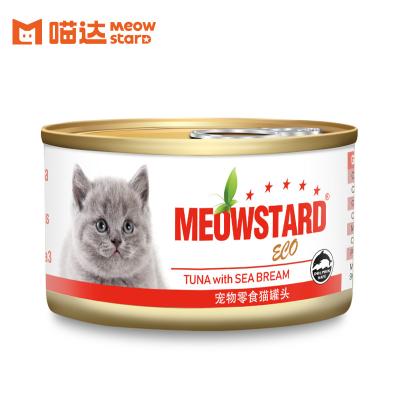 China Red Cats Tuna Meat With Meowstard DORADE ECO Series Canned Cat for sale