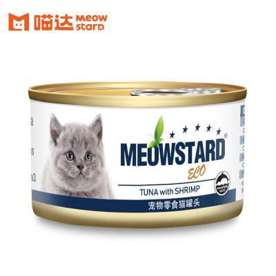 China Cats Tuna Red Meat With Meowstard Shrimp ECO Series Canned Cat for sale