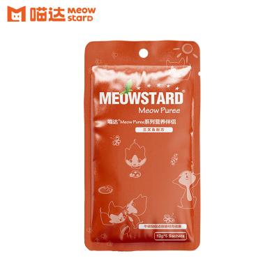 China Cats Salmon-Nutritious Chunks In Meowstard Jelly Meow Puree Series Cat Nutrient Strips for sale