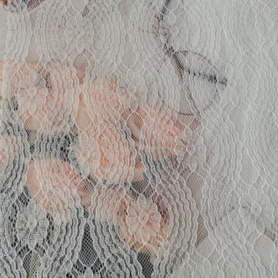 China Newly developed NONE-ELASTIC BLS015,150CM fashion lace fabric, 80%COTTON/10%NYLON/10%POLYESTER clothing accessories lace fabric for sale