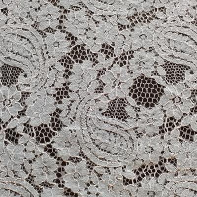 China Newly developed NONE-ELASTIC JMS025,150CM fashion lace fabric, 80%COTTON/10%NYLON/10%POLYESTER clothing accessories lace fabric for sale