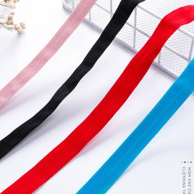 China Multicolor Nylon Spandex Nylon Blend Fabric Ribbon Clothing Decoration Accessories Optional Wrap Side Band for sale