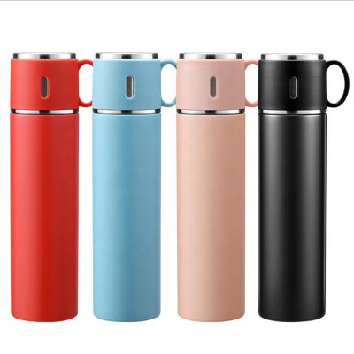 China Sustainable Customized Wide Mouth 316 Stainless Steel Travel Water Bottle Double Wall Vacuum Insulated Thermos for sale