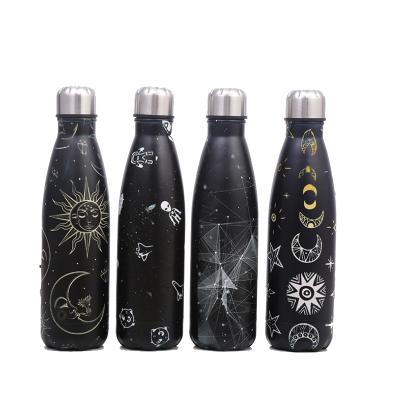 China PORTABLE Double Wall Vacuum Insulated Leak Proof Cola Shape Water Bottle Stainless Steel Water Bottle for sale