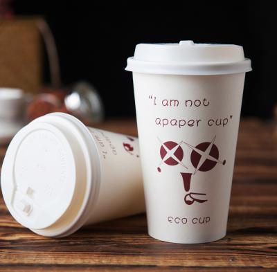 China Wholesale 6oz 8oz 12oz DOUBLE WALL Disposable Paper Coffee Cups With Cover for sale