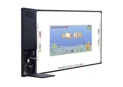 China Multi media wall mounted integrated whiteboard built in digital visualizer for sale