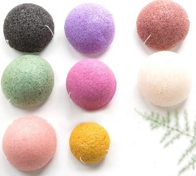 China All Natural Selling Universal Body & Face Are Available 4-Piece Set Facial Organic Konjac Sponge for sale