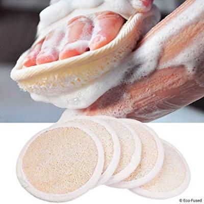 China All Natural Wholesale High Quality Natural Loofah Sponge Bath Body Sponges Loofahs For Facial Cleaning Exfoliate for sale