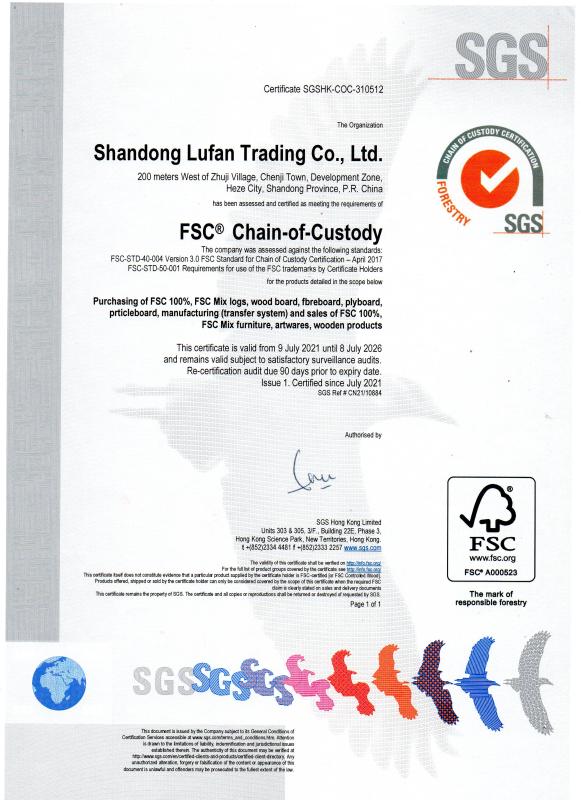 FSC - Shandong Lufan Trading Co., Ltd.