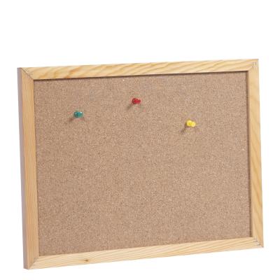 China Modern Stylish Home and Office Message Cork Board Notice Board Cork Wooden Notice Bulletin Boards for sale