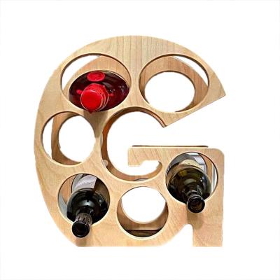 China Other Wooden Wine Rack Simple Custom Wine Rack Wine Treatment Desktop Rack for sale