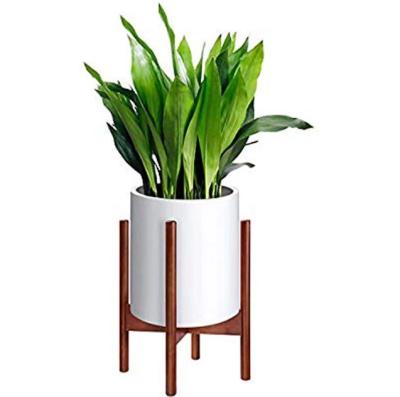 China Modern Solid Wood Flower and Plant Shelf in Living Room or Balcony Flower Pot Rack for Living Room for sale