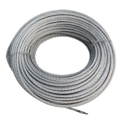 China Steel Wire Rope & EN 12385-4 Cable Low Carbon Steel Wire Rope Cable AISI304 316 316L High Tensile Strength Galvanized Steel Wire for sale