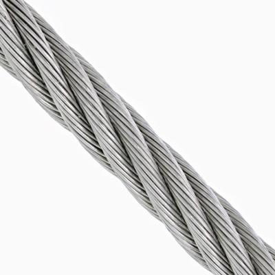 China Steel Wire Rope & cable high tension steel wire rope zinc coated steel wire rope for hoist, hoist, fitness equipment for sale