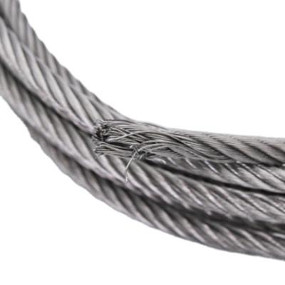 China Meticulous Cable 8x19s WSC FC, 10mm 12mm Ungalvanized Elevator Steel Wire Rope Lifting Cable for sale