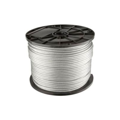 China Meticulous 1X19 7X7 7X19 AISI304 316 Stainless Steel Wire Rope Aircraft Cable For Deck Cable Fencing Rigging Hardware for sale