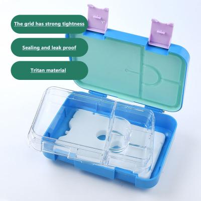 China Sustainable Wholesale Kids Lunch Box Ice Lunch Box Lattice Insulation Lunch Box Separate Insulation for sale