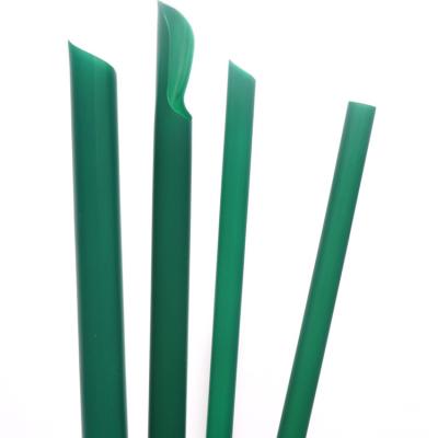 China Different PP Plastic Wrapped Smoothie Milkshake Boba Reusable Straws CLASSIC Green Transparent Multiple Colors 100 PCs/Bag for sale