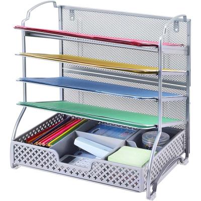 China Receive Multi-Functional File Rack Desk Organizer Desk Storage Holders and Racks for sale