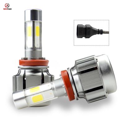 China Wholesale canbus aluminum h7 led headlight 9005 9012 H7 H11 H13 5202 led lamp auto h9 headlight for all cars for sale