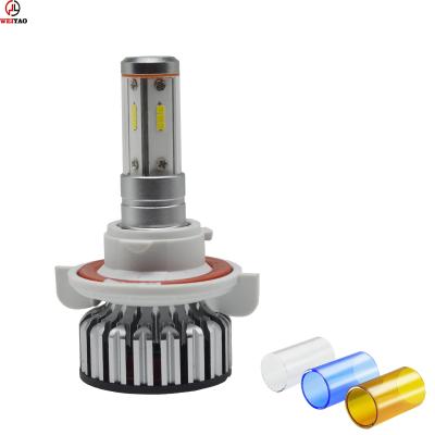 China Aluminum v18 H4 H13 9004 9008 LED headlights for sale