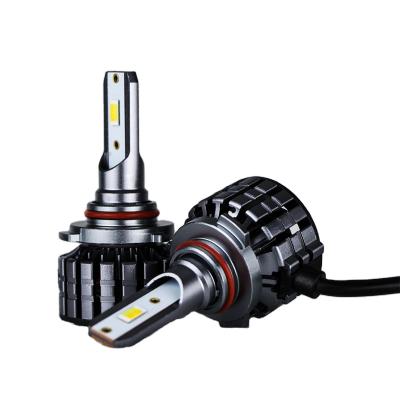 China Universal Automobile 2021 Design Three New Color Canbus Fan 24v 12v 9006 9005 h13 h11 h7 h4 Car Led Headlights for sale