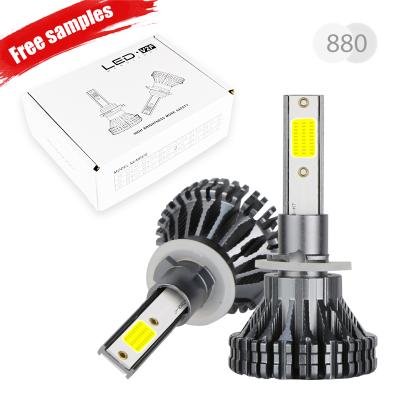 China Cheap H1 H3 H7 H8 H9 H10 H11 9005 9006 Super Bright 5700K 11000LM Car Light LED Headlight Bulb Universal for sale