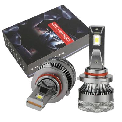 China Hot Sale F7 12V 24V 120W H4 4500LM 6000K Super Bright High Quality Auto Fog Light Motorcycle Light LED Headlight Bulbs Universal for sale