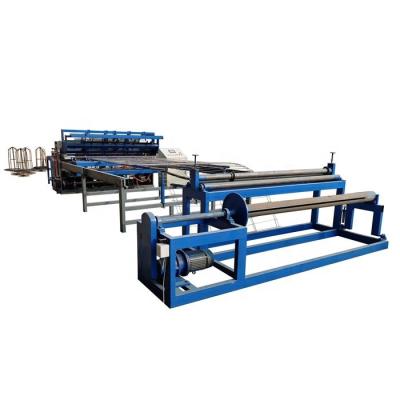 China Wire Mesh Rolls Automatic Iron Steel Wire Mesh Welding Rolls Making Machine Build Roll Mesh Welding Machine With PLC for sale