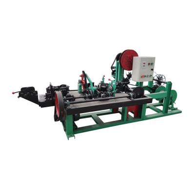 China Airports Galvanized Barbed Wire Netting Manufacturing Machine For Middle East for sale