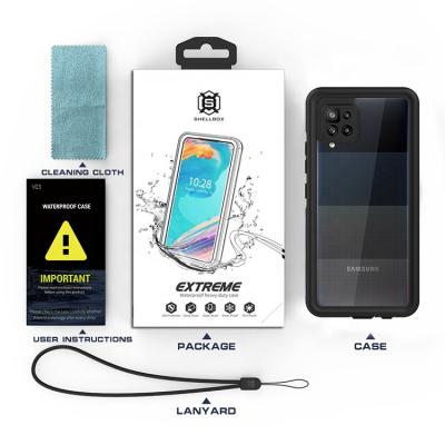 China 2021 Anti-fall New Product 100% Testing Case IP68 Waterproof Phone Swimming Case With Lanyard For Samsung Galaxy A42 5G for sale