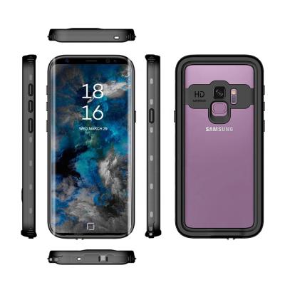 China Waterproof and Shockproof 100% Genuine Shockproof Phone Cases for Samsung S9 Note9 S10 - Black - Note 8 to Rise for sale