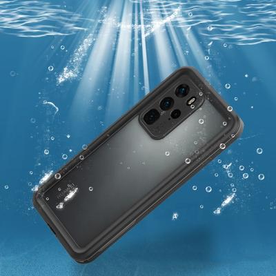 China 2020 hot sale new products anti-drop dustproof shockproof fingerprint supported p40 pro mobile waterproof case for huawei p40 pro for sale