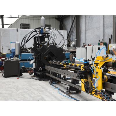 China Steel Line Shear Steel Structure CNC Angle Iron Lathe Hydraulic Spotting Punch Shear Machines for sale