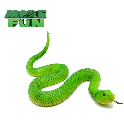 China Morefun PVC Simulation Sea Life Model Stuffed Animal Toys Durable Soft Snake Toys Figures Toys Snake Toys Gag Toys Scary Toy for sale