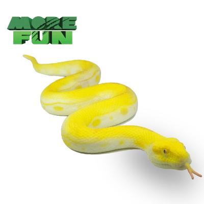 China Morefun PVC Simulation Wildlife Model Stuffed Animal Toys Durable Soft Snake Toys Action Figures Snake Toys Gag Toys Scary Prank Toy for sale