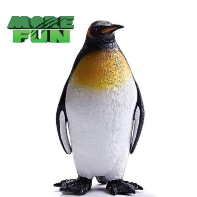 China Durable Soft King Penguin Toys of Stuffed Animal Toys Marine Figures Ocean Penguin PVC Simulation Sea Life Model Figurines from Morefun for sale