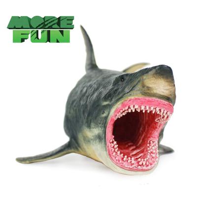 China Morefun Durable Solid Plastic Animal Toys Marine Figures Ocean Shark Toys PVC Simulation Sea Life Model Megalodon Toys for sale