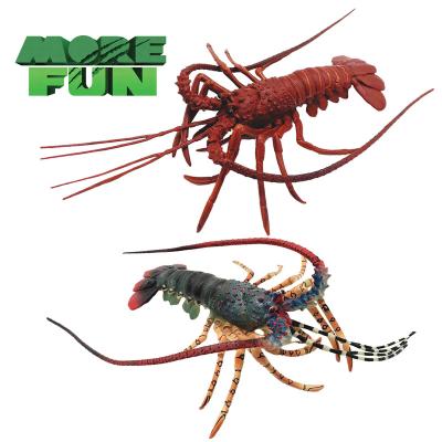 China Durable Solid Plastic Animal Toys Lobster Toys Marine Figures Ocean Animal PVC simulation marine life model figurines from Morefun for sale