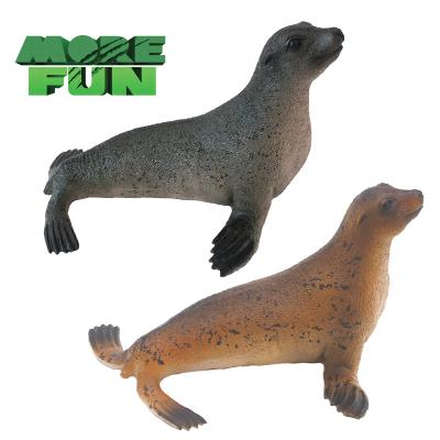 China Durable Solid Sea Lion Toys Plastic Animal Toys Marine Figures Ocean Animal PVC Simulation Marine Life Model Figurines from Morefun for sale