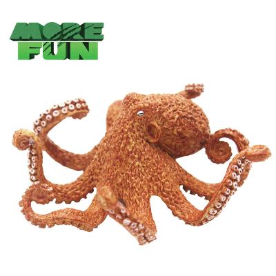 China Durable Solid Plastic Animal Toys Marine Octopus Figures Ocean Animal PVC Simulation Marine Life Model Figurines From Morefun for sale