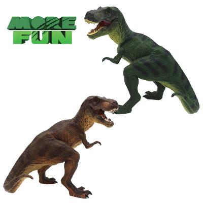 China Game OEM ODM PVC Plastic Dinosaur Toys Eco-friendly Realistic T-Rex Dinosaur Figure Toys Sitting Tyrannosaurus Rex Toys for sale