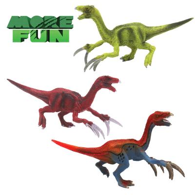 China Game OEM ODM Plastic PVC Dinosaur Toys Running Figure Therizinosaurus Toys Eco-friendly Realistic Dinosaur for sale