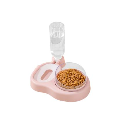 China New Pet Bowl Automatic Pet Border Feeder Automatic Water Dispenser Pet Bowls for sale