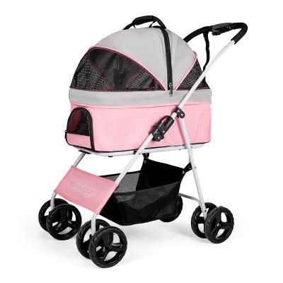 China Dogs cat and dog pet stroller, dog travel carts for sale