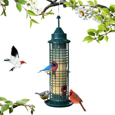 China Sustainable Easy To Fill And Clean Outdoor Hanging Wild Garden Bird Feeders for sale