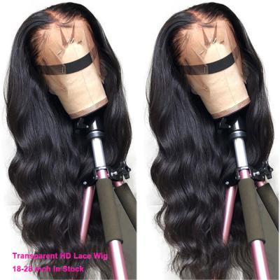 China Silky Straight Wave 150% 180% HD Density Full Lace Hair Wigs For Color Women, Transparent Lace Front Wig Wholesale Virgin Brazilian Hair for sale